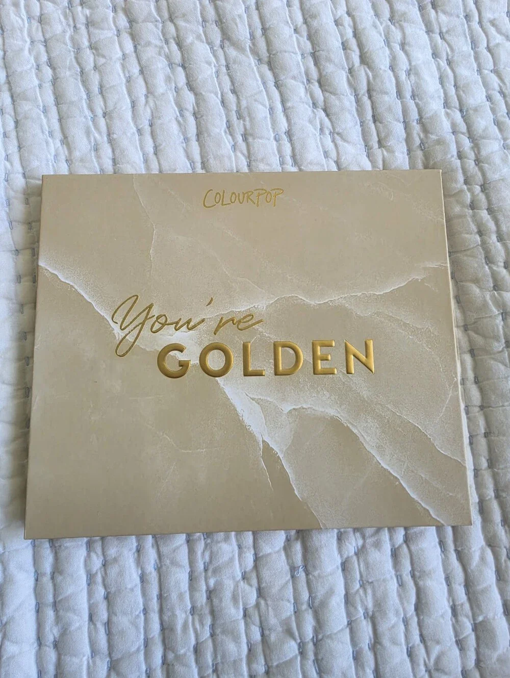 NWT ColourPop You're Golden Eyeshadow Palette | Neutral & Warm Tone Palette XL
